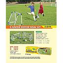 2 JUNIOR SOCCER GOAL SET